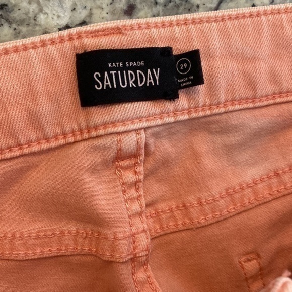 Kate Spade Saturday pink tie dye skinny ankle jeans PP4 - Picture 10 of 12